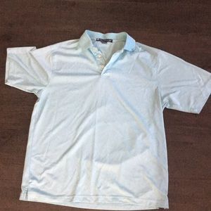 Blue/teal polo styles golf shirt size M